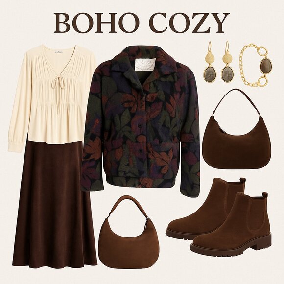 Vintage Kellysport Floral Fleece Jacket – Made in Canada - Picture 1 of 9